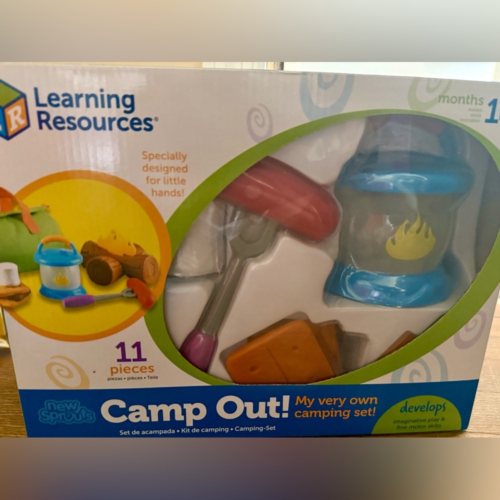 Learning Resources New Sprouts Camp Out! 11 Piece Set NEW IN BOX - Picture 3 of 4